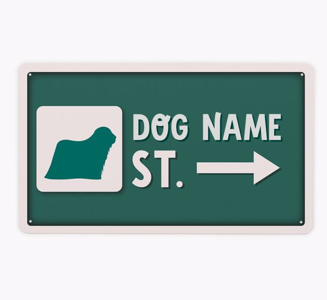 Street Sign: Personalised {breedFullName} Metal Sign